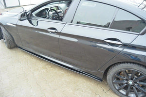 Maxton sideskørter til BMW 6 Gran Coupé M-Pack F06 – blank sort – billede 3 af 6