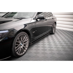 Maxton sideskørter til BMW 7 M-Pack F01 – blank sort – billede 1 af 5