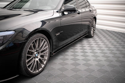 Maxton sideskørter til BMW 7 M-Pack F01 – blank sort – billede 1 af 5