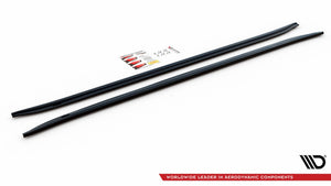 Maxton sideskørter til BMW 7 M-Pack F01 – blank sort – billede 4 af 5