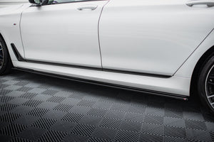 Maxton sideskørter til BMW 7 M-Pack G11 – blank sort – billede 2 af 5
