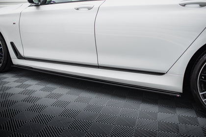 Maxton sideskørter til BMW 7 M-Pack G11 – blank sort – billede 2 af 5