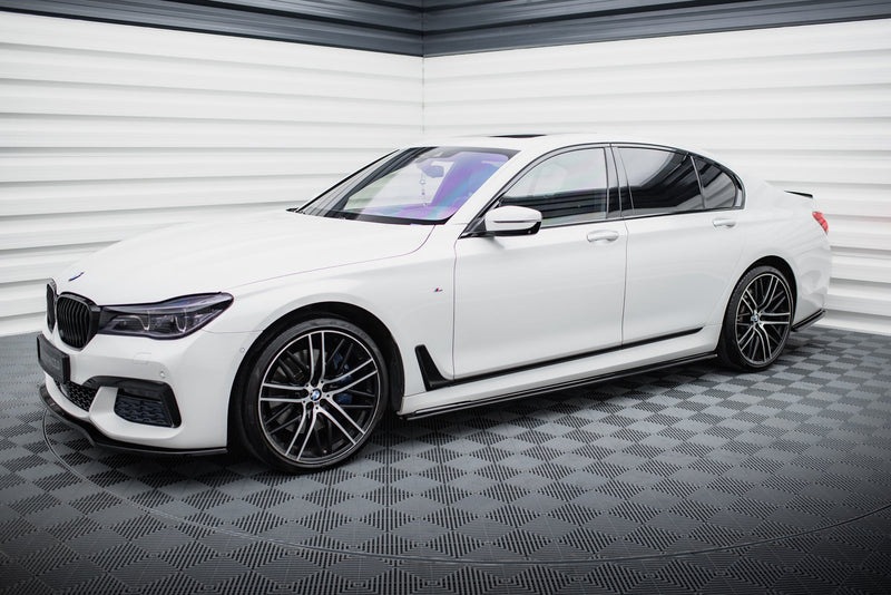 Maxton sideskørter til BMW 7 M-Pack G11 – blank sort – billede 3 af 5
