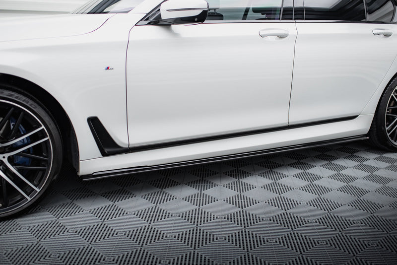 Maxton sideskørter til BMW 7 M-Pack G11 – blank sort – billede 1 af 5