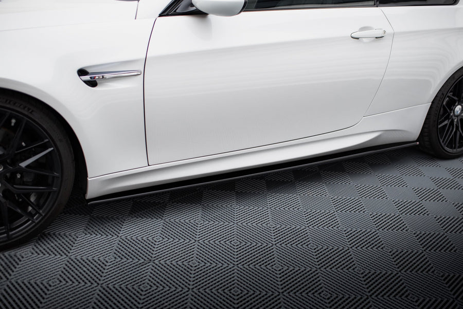 Maxton sideskørter til BMW M3 E92 / Cabrio E93 – blank sort – billede 1 af 5