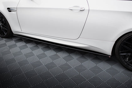 Maxton sideskørter til BMW M3 E92 / Cabrio E93 – blank sort – billede 3 af 5