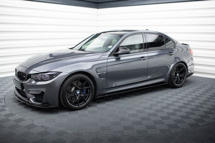 Maxton sideskørter til BMW M3 F80 – blank sort – billede 3 af 5