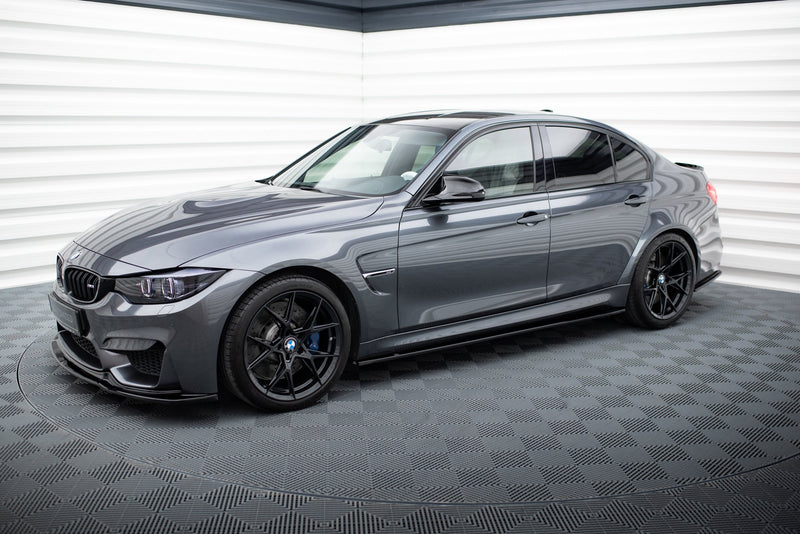 Maxton sideskørter til BMW M3 F80 – blank sort – billede 3 af 5