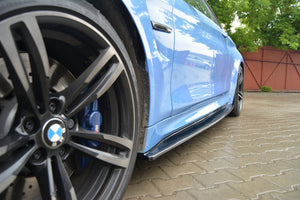 Maxton sideskørter til BMW M4 F82 – blank sort – billede 3 af 6