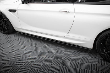 Maxton sideskørter til BMW M6 / 6 M-Pack Coupe / Cabriolet F06 / F13 / F12 – blank sort – billede 2 af 5