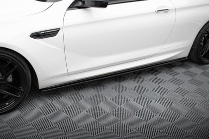 Maxton sideskørter til BMW M6 / 6 M-Pack Coupe / Cabriolet F06 / F13 / F12 – blank sort – billede 1 af 5