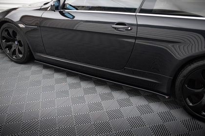 Maxton Side Skirts Diffusers BMW M6 E63 - Gloss Black