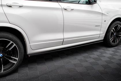 Maxton sideskørter til BMW X3 M-Pack F25 Facelift – blank sort – billede 3 af 6