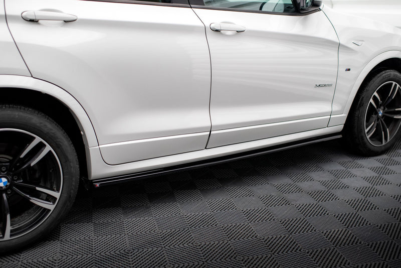 Maxton sideskørter til BMW X3 M-Pack F25 Facelift – blank sort – billede 3 af 6