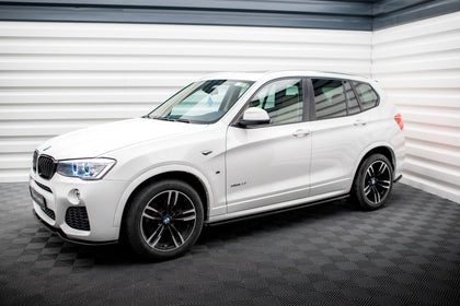 Maxton sideskørter til BMW X3 M-Pack F25 Facelift – blank sort – billede 2 af 6