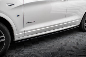 Maxton sideskørter til BMW X3 M-Pack F25 Facelift – blank sort – billede 1 af 6