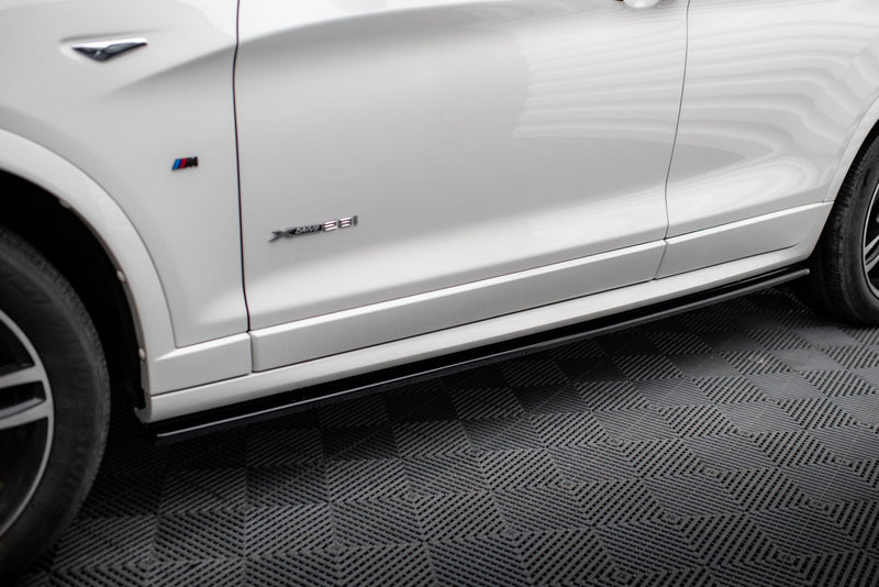 Maxton sideskørter til BMW X3 M-Pack F25 Facelift – blank sort – billede 1 af 6