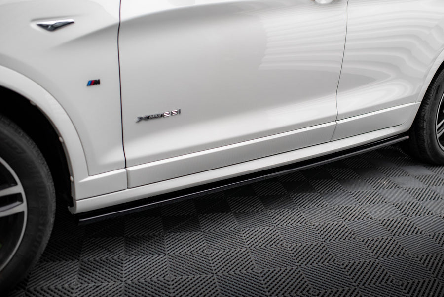 Maxton sideskørter til BMW X3 M-Pack F25 Facelift – blank sort – billede 1 af 6