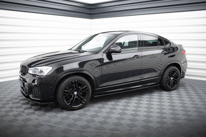 Maxton sideskørter til BMW X4 M-Pack F26 – blank sort – billede 2 af 6