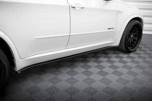 Maxton sideskørter til BMW X5 M-Pack E70 Facelift – blank sort – billede 1 af 4
