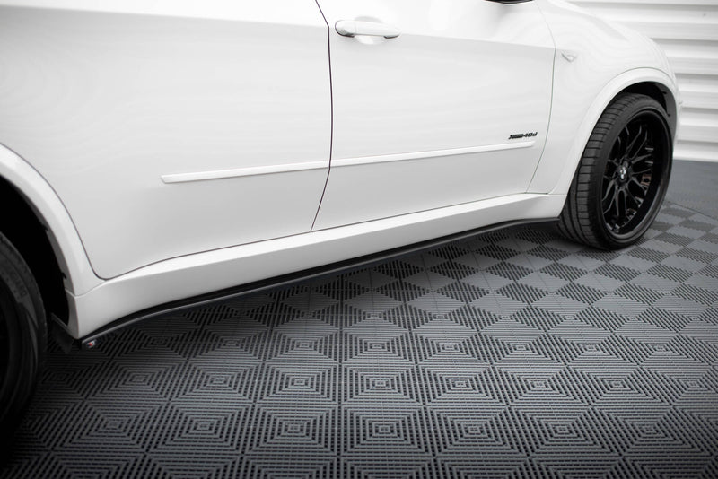 Maxton sideskørter til BMW X5 M-Pack E70 Facelift – blank sort – billede 1 af 4