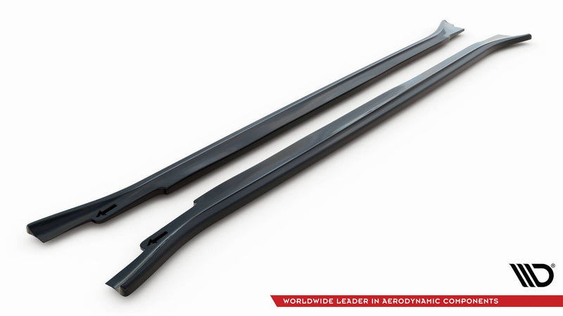 Maxton sideskørter til BMW X5 M-Pack E70 Facelift – blank sort – billede 3 af 4