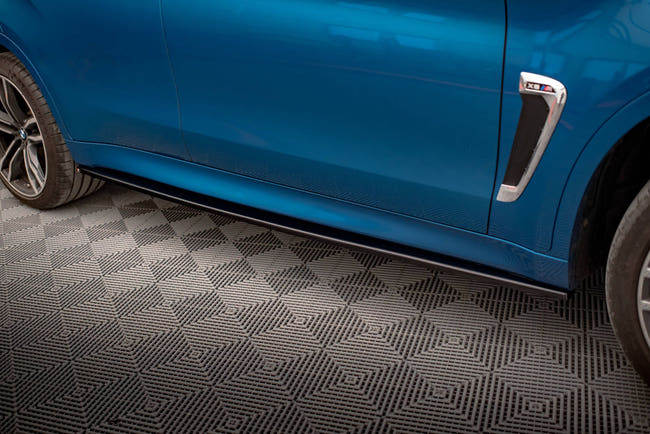 Maxton Side Skirts Diffusers BMW X6 M F86 - Gloss Black