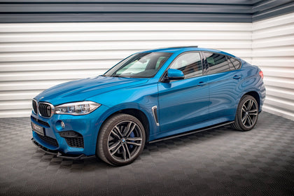 Maxton Side Skirts Diffusers BMW X6 M F86 - Gloss Black