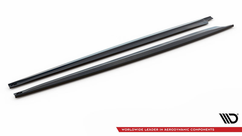 Maxton Side Skirts Diffusers BMW X6 M F86 - Gloss Black