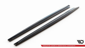 Maxton Side Skirts Diffusers BMW X6 M F86 - Gloss Black