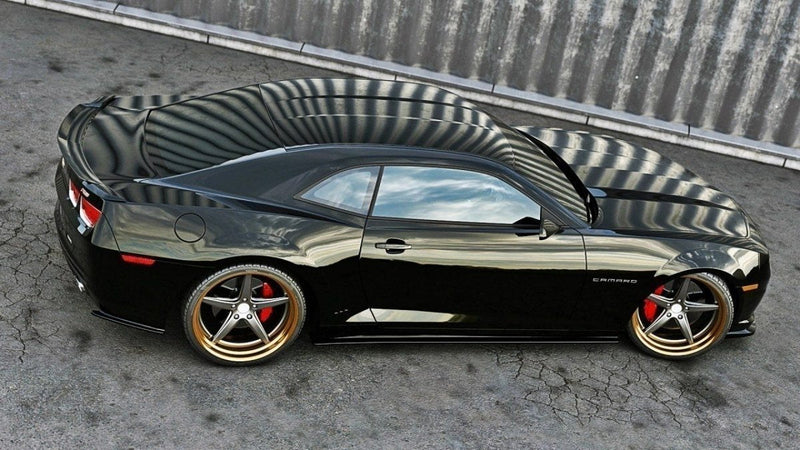 Maxton sideskørter til Chevrolet Camaro SS / Standard Mk5 – blank sort – billede 3 af 7
