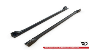 Maxton sideskørter til Dodge Challenger SRT Hellcat Widebody Mk3 – blank sort – billede 4 af 5