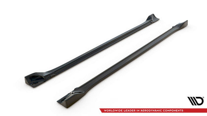 Maxton sideskørter til Dodge Challenger SRT Hellcat Widebody Mk3 – blank sort – billede 4 af 5