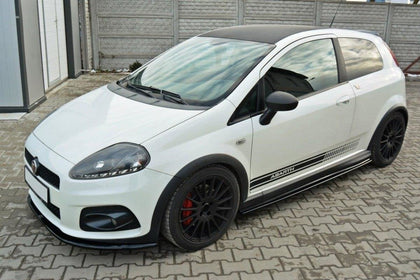 Maxton sideskørter til Fiat Grande Punto Abarth – blank sort – billede 3 af 5
