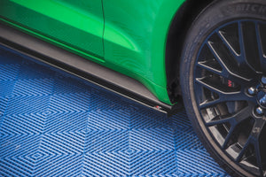 Maxton sideskørter til Ford Mustang GT Mk6 Facelift – blank sort – billede 2 af 6
