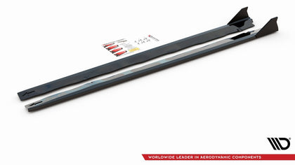 Maxton sideskørter til Ford Mustang GT Mk6 Facelift – blank sort – billede 5 af 6