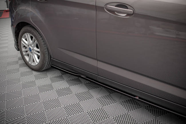 Maxton sideskørter til Ford C-Max Mk2 – blank sort – billede 2 af 6