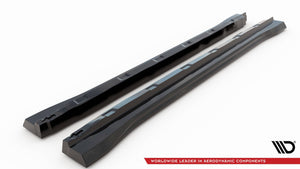 Maxton Side Skirts Diffusers Ford Edge Mk2 - Gloss Black
