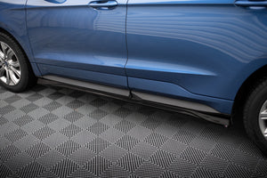 Maxton Side Skirts Diffusers Ford Edge Mk2 - Gloss Black