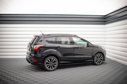 Maxton Side Skirts Diffusers Ford Escape St-Line Mk3 - Gloss Black