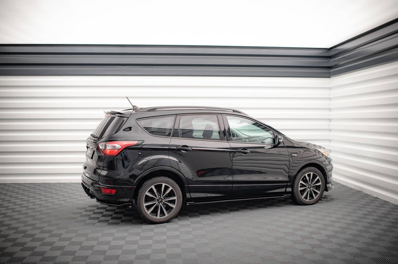 Maxton Side Skirts Diffusers Ford Escape St-Line Mk3 - Gloss Black