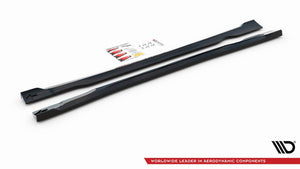 Maxton Side Skirts Diffusers Ford Escape St-Line Mk3 - Gloss Black