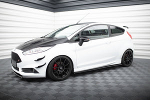 Maxton Side Skirts Diffusers Ford Fiesta St / St-Line Mk7 / Mk7 Fl - Gloss Black