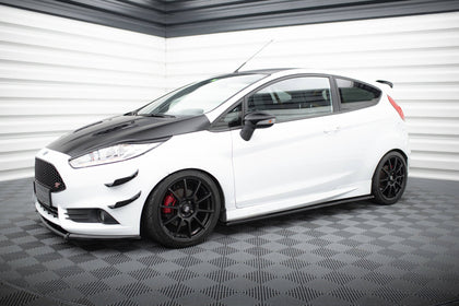 Maxton Side Skirts Diffusers Ford Fiesta St / St-Line Mk7 / Mk7 Fl - Gloss Black