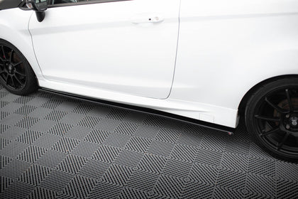 Maxton Side Skirts Diffusers Ford Fiesta St / St-Line Mk7 / Mk7 Fl - Gloss Black