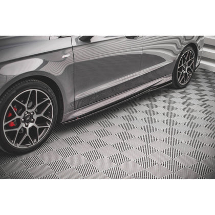Maxton sideskørter til Ford Mondeo ST-Line Mk5 Facelift – blank sort – billede 1 af 4