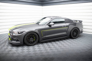 Maxton sideskørter til Ford Mustang GT Mk6 – blank sort – billede 3 af 5