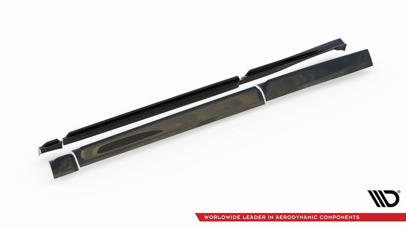 Maxton sideskørter til Ford Puma ST / ST-Line / Standard Mk1 – blank sort – billede 5 af 7
