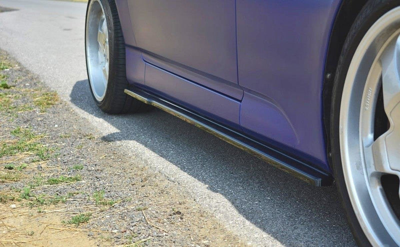 Maxton sideskørter til Honda S2000 – blank sort – billede 4 af 5