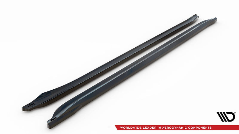 Maxton Side Skirts Diffusers Hyundai Elantra Mk7 - Gloss Black
